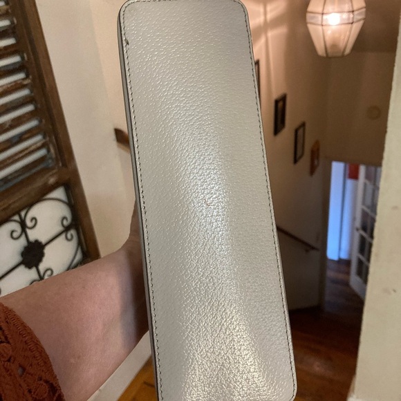 GRay LEATHER KATE SPADE CROSSBODY SHOULDERBAG VNTG - Picture 4 of 12